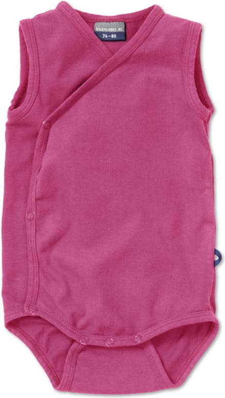 Silky Label romper supreme pink - zonder mouw - maat 62/68 - roze