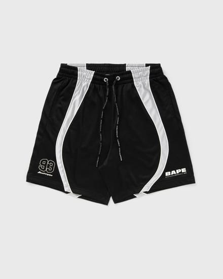 SOLID CAMO JACQUARD MULTILOGO RELAXED FIT SWEAT SHORTS