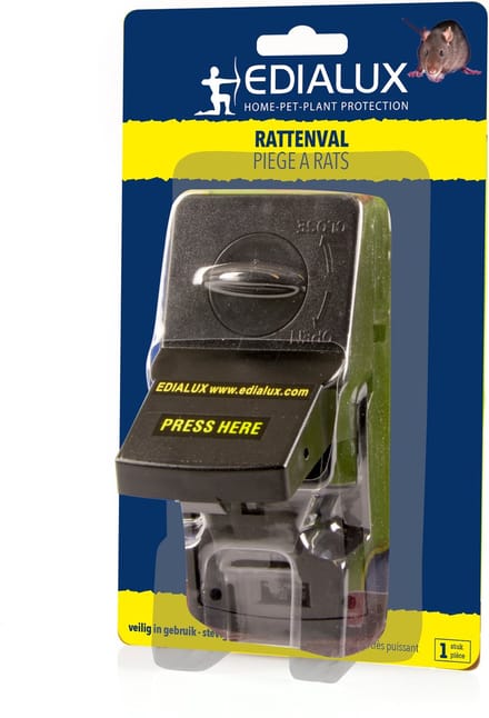 Edialux Rattenval - Tegen Ratten - 1 Stuk - Plastic