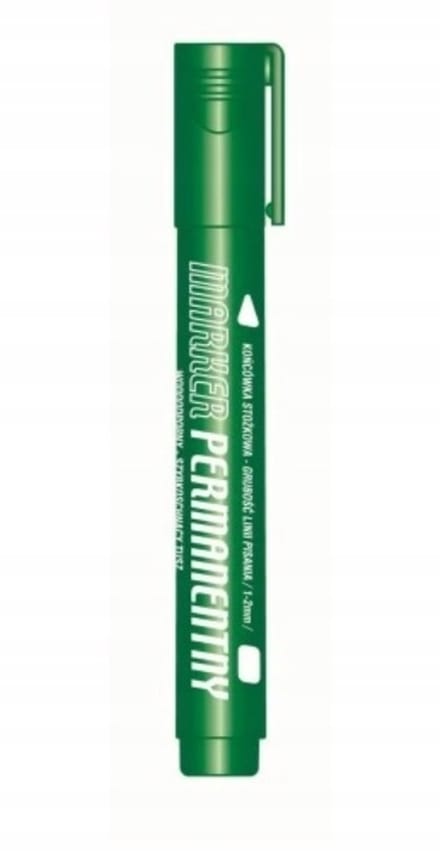 Tetis Permanent Marker Groen Rond - Duurzaam en Precisie