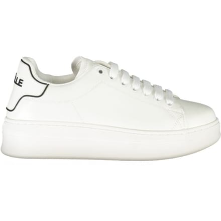 Gaelle Paris Witte Polyurethaan Dames Sneakers