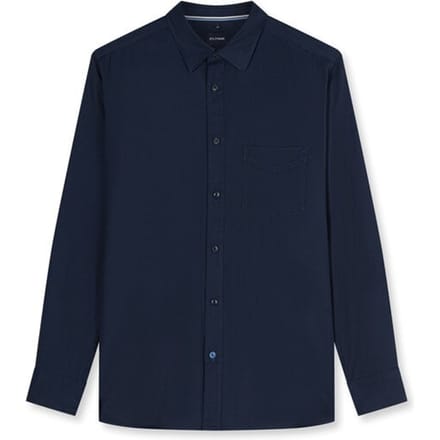 OLYMP Casual Overhemd, Regular Fit, Kent, Koningsblauw