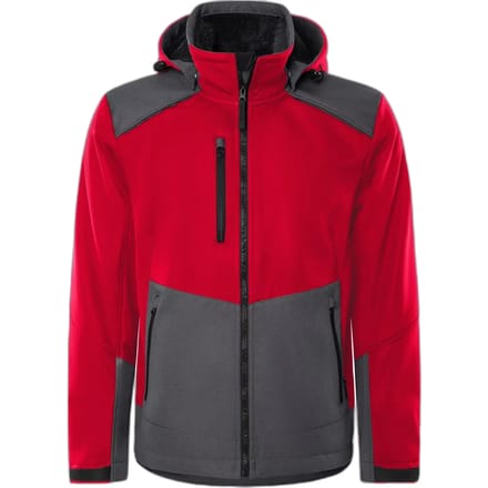 Fristads Softshell Winterjack 4060 Cfj - Missing Translation (Red/Grey) - S