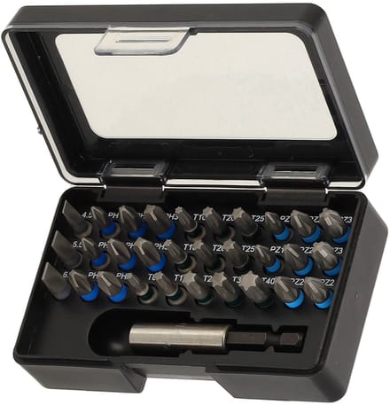 Wiha Schroevendraaier bit set 31-delig staal 41126