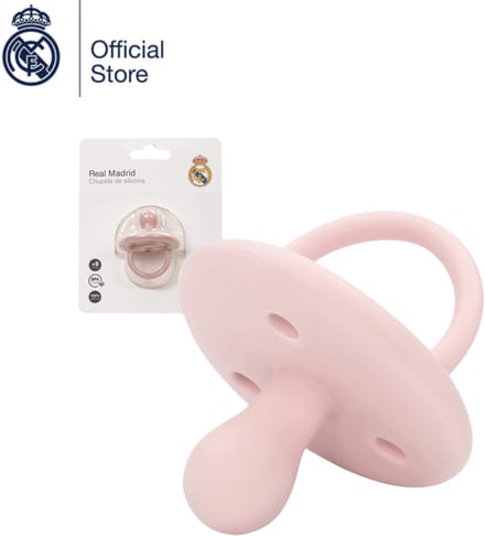 REAL MADRID™ - siliconen speen - roze 0-6m - BPA-vrij