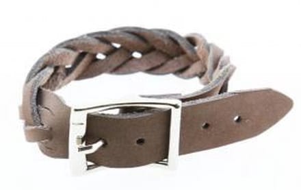 Behave - Armband - bruin imitatieleer riemsluiting - casual everyday