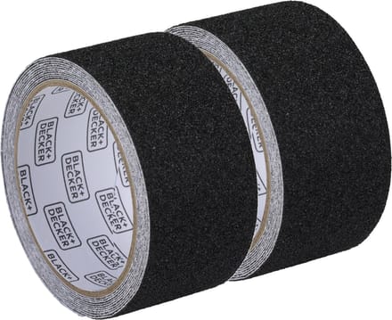 Kinzo Antisliptape - 2x - zwart - 50mm x 3m - voor binnen/buiten