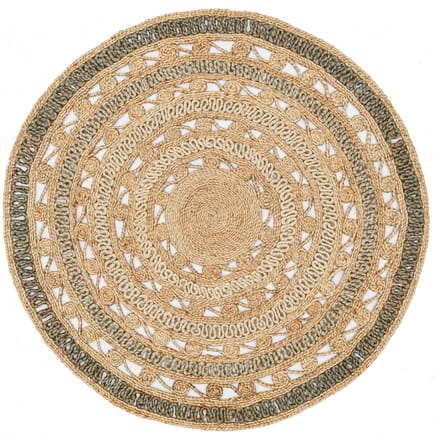 Vloerkleed Malvolio rond jute | Conceptum Hypnosis