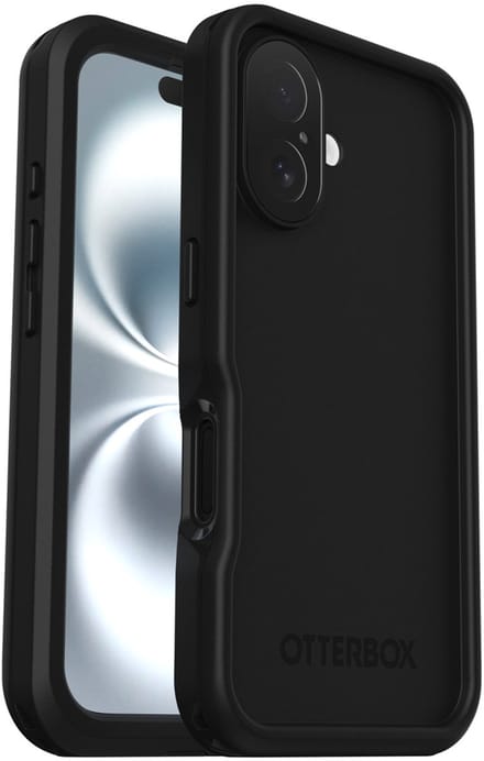 Otterbox Rugged Case hoesje geschikt voor iPhone 16 - Zwart - Kunststof