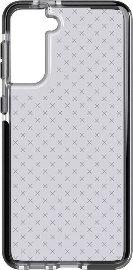 Tech21 Evo Check Back Cover voor Samsung Galaxy S21 - Zwart