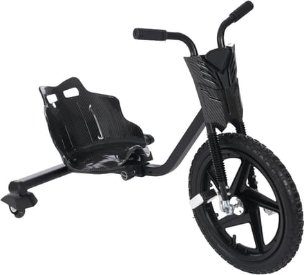 Drift Scooter - Trapdrifting Ride - Buiten Spelen - Verstelbare Lengtes - 3 Wielen - Zwart