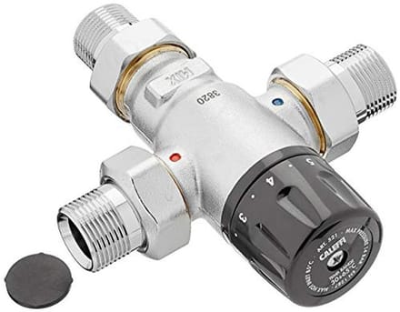 Thermische menger 3/4 inch 30 - 65 °C met anti-kalk en instelbare ontzinking