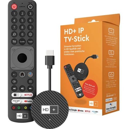 HD Plus IP TV-stick Met afstandsbediening