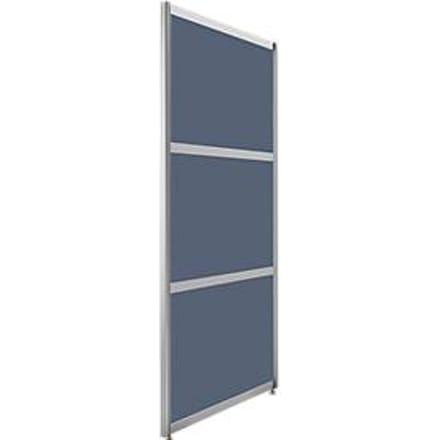 Enkele wand, antraciet gesatineerd