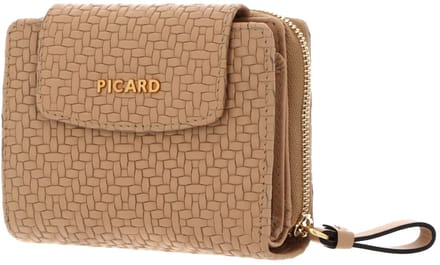 PICARD Leren portemonnee Day Trip 1 Zip Wallet Cookie beige