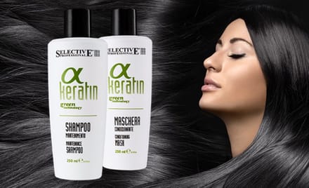 Selective Professional Alpha Keratine Shampoo 250 ml + Conditioning Masker 250 ml