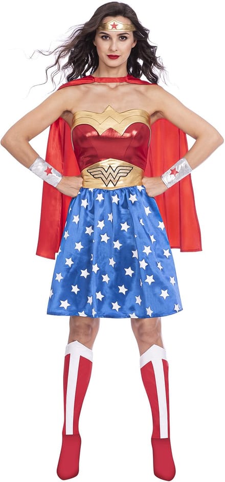 RIETHMULLER - Klassiek Wonder Woman dameskostuum - M