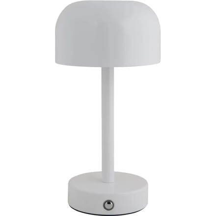 Leitmotiv Tafellamp James LED - Wit - 12.5x12.5x24.5cm - Scandinavisch