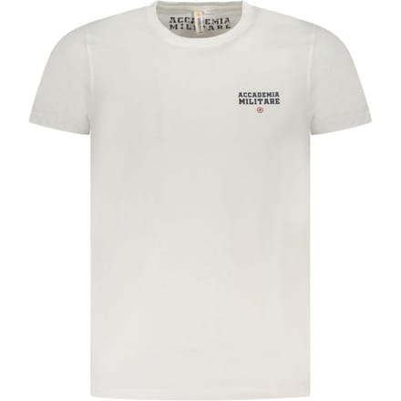Accademia Militare Witte Katoenen Heren T-Shirt