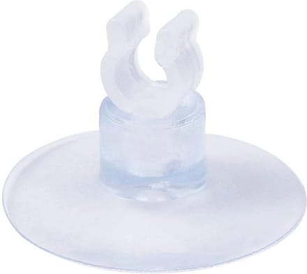 Zuignap 24mm - Met bevestigingsclip- 2 stuks