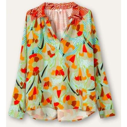 Oilily Bamboo Blouse- maat40 Blauwprint