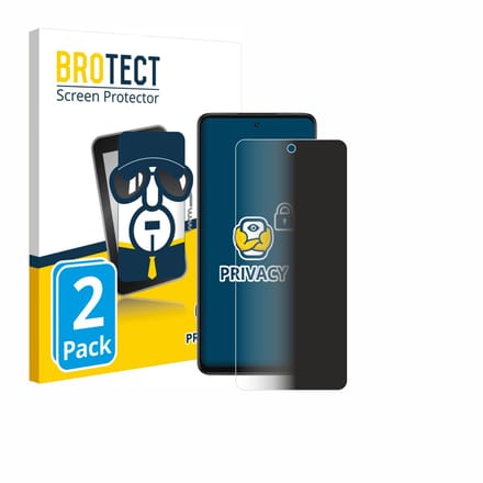 BROTECT - privacy screenprotector voor Oppo A5x 4G - Folie Beschermfolie Blauwlichtfilter 2 Stuks