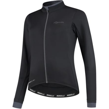 Rogelli Essential Fietsshirt - Lange Mouwen - Dames - Zwart - Maat S