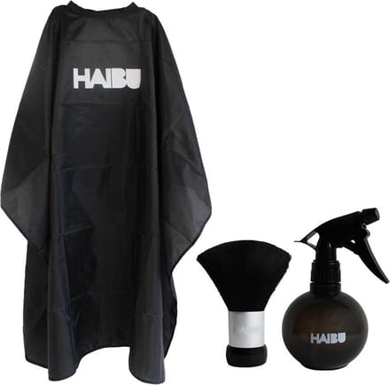 Haibu Essentials Kapmantel - Set met Nekkwast en Waterspuit