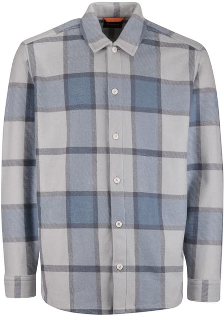 Boss Orange locky 2 geruit overshirt blauw