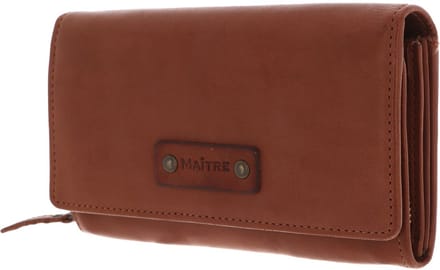 Maître Leren Portemonnee Steinbach Dilara Purse Cognac Bruine