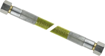 Sanivesk Flexibele Gasslangset RVS M24x1,5 125cm