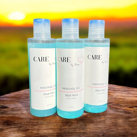 3 Stuks Care by Bema Menthol Gel Aloë Vera Extra Cooling 200 ml