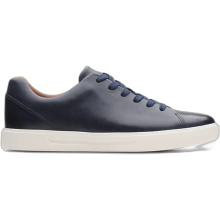 Clarks Un Costa Lace Heren Sneakers - Navy Leather - Maat 44