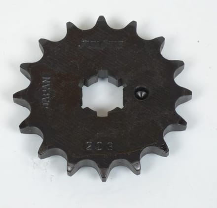 Pignon de sortie de boite Sunstar pour Yamaha 100 Lt2 1972 16 dents / AVG Neuf