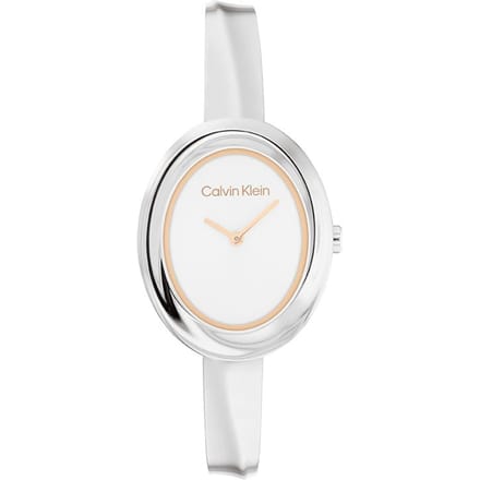 Calvin Klein Dameshorloge Twisted Bezel 25100055