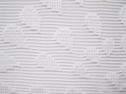 Elbersdrucke Bistro Gordijn Circolo 45x160 cm wit transparant