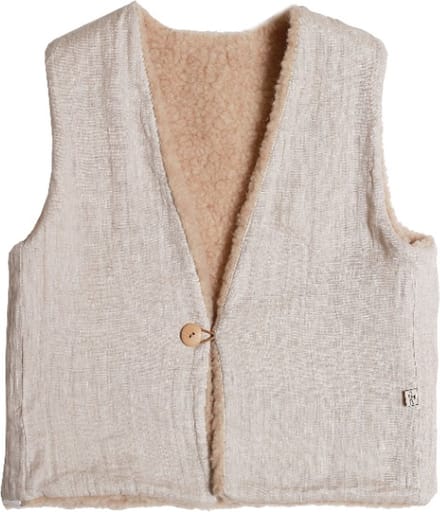 Alwero Exclusive bodywarmer Vest Short Beige S