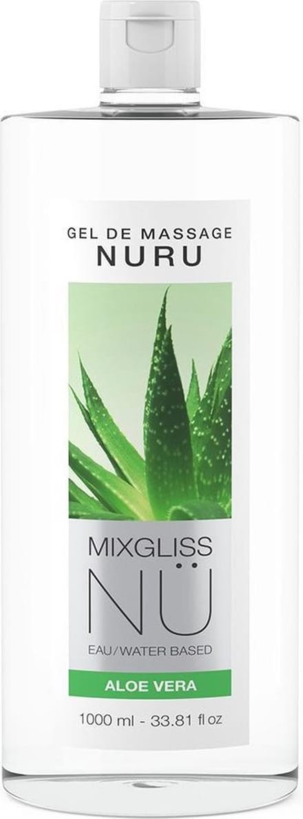 Mixgliss - NU Aloe Vera - 2-in-1 Massagegel en Glijmiddel op Waterbasis 1.000 ml