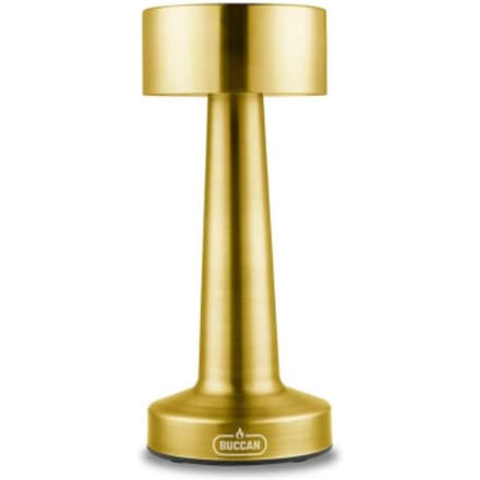 Buccan - Dumbbell tafellamp - Goud - 3 lichtstanden en touchpanel