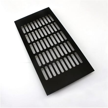 Ventilatierooster - Rooster Afdekking - Ventilatie Kast - Aluminiumlegering - 80 mm - Grijs