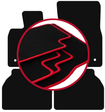 CARLUX-RED automatten voor: BMW GT F07 xDrive GT (2009-2017)
