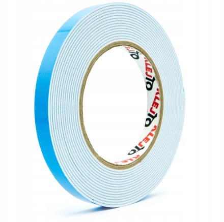 Sterke Dubbelzijdige Schuimtape 1,5mm Wit - 12mm x 5m
