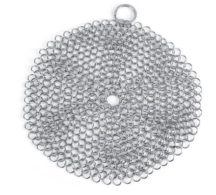 Shopcentral - Cast Iron Pan Cleaner - Kettingborstel - Veilig en