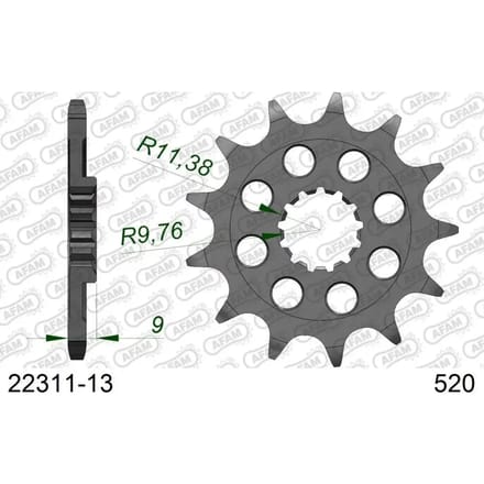 Tandwiel Afam 520