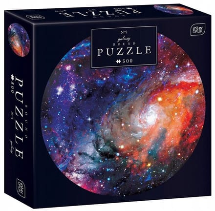 PUZZLE - Galaxy Ronde Puzzel 500 Stuk - INTERDRUK - GERONIMO GAMES - 63 cm Diameter