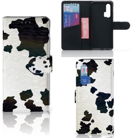 Honor 20 Pro Telefoonhoesje met Pasjes Koeienvlekken