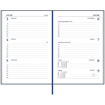 Ryam Zakagenda 2027 - Atlantic BLAUW Zachte Kaft (8cm x 12cm)