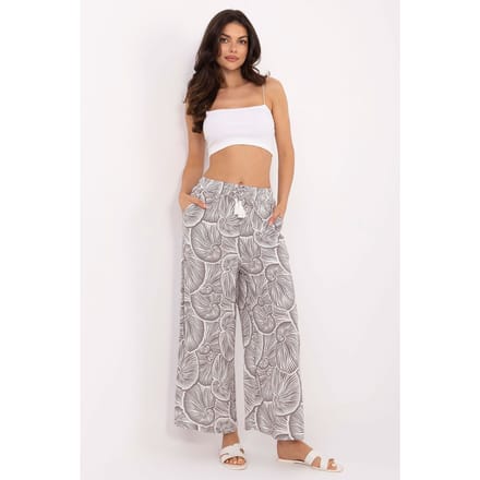 Paisley Drift Pants - Beige / S