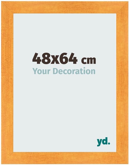 Your Decoration - Fotolijst 48x64 cm - MDF - Oranje - Pisa