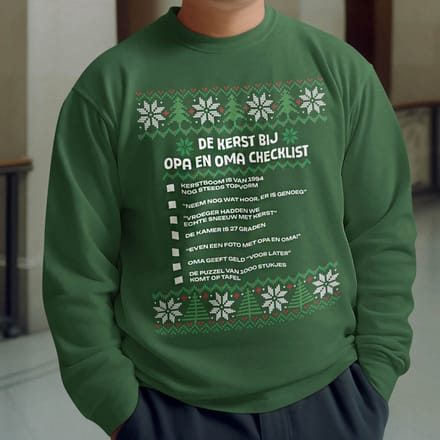 Kerst Trui Groen Kerst Checklist - Kerst Bij Opa En Oma S